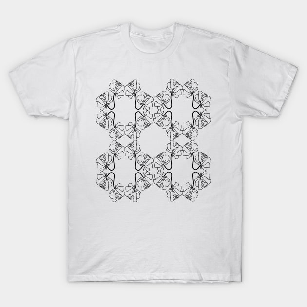 Rose pattern T-Shirt by RAK20